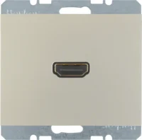 Berker Steckdose High Definition 90 Grad edelstahl 3315437004