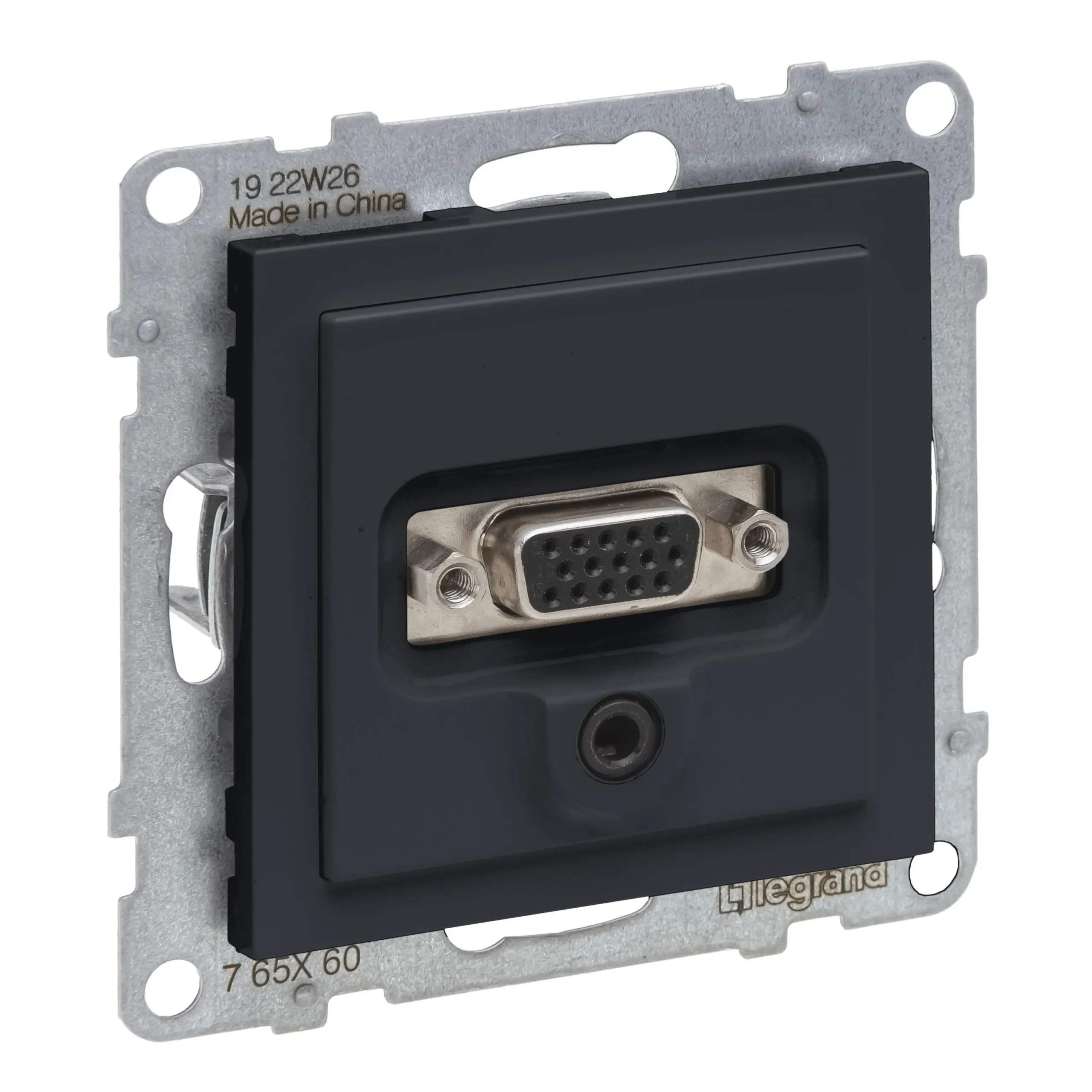 Legrand 765460 SEANO HD15 Anschlusseinheit +3mm Jack mit Abdeckung