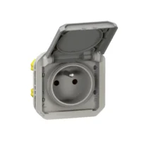 Legrand 069551L Plexo New Einsatz Steckdose F/B Std Steckklemme EB IK 08 Grau