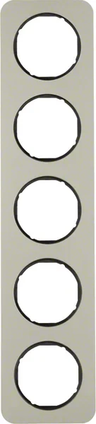 Berker Berker Rahmen Eds/schwarz 5-fach 10152104