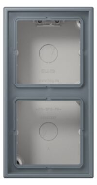 Jung LC 582 A 251 AP-Kappe 2-fach Duroplast lackiert Serie LS gris 59 (4320H)