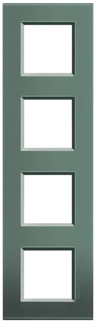 BTicino LNA4802M4PK LivingLight Abdeckrahmen 4-fach 2+2+2+2M Park
