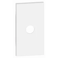 BTicino KW08M2 LivingNow 2M Abdeckung TV-Dose in der Farbausführung White