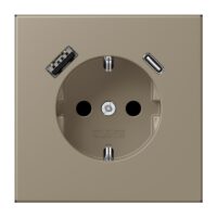 Jung LC1520-15CA242 SCHUKO-Steckdose mit USB Typ AC LC32141
