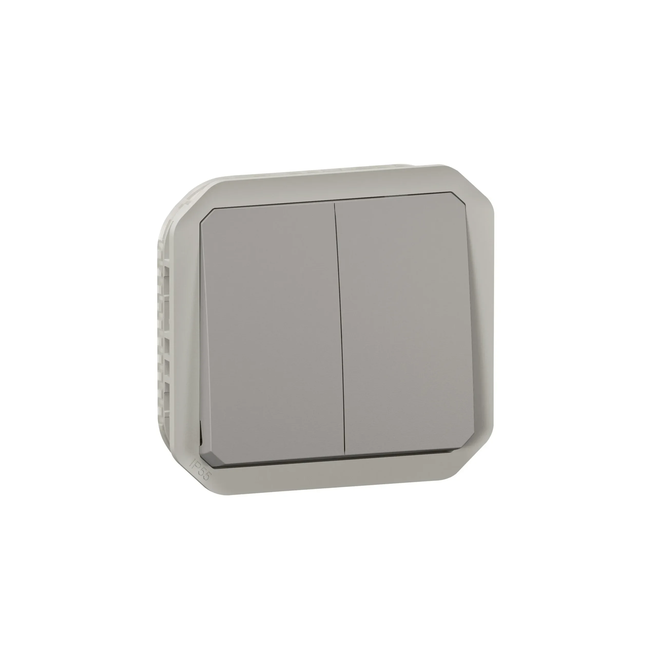 Legrand 069525L Plexo New Einsatz Doppelwechselschalter 10AX/Taster 10A SL