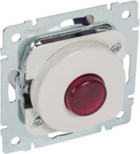 Legrand 775843 Einsatz Drucktaster beleuchtet Schliesser mandelweiß/ivory