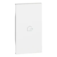 BTicino KW01MH2GEN LivingNow 2M Tasten- abd. MyHome+Symbol Haus verlassen White