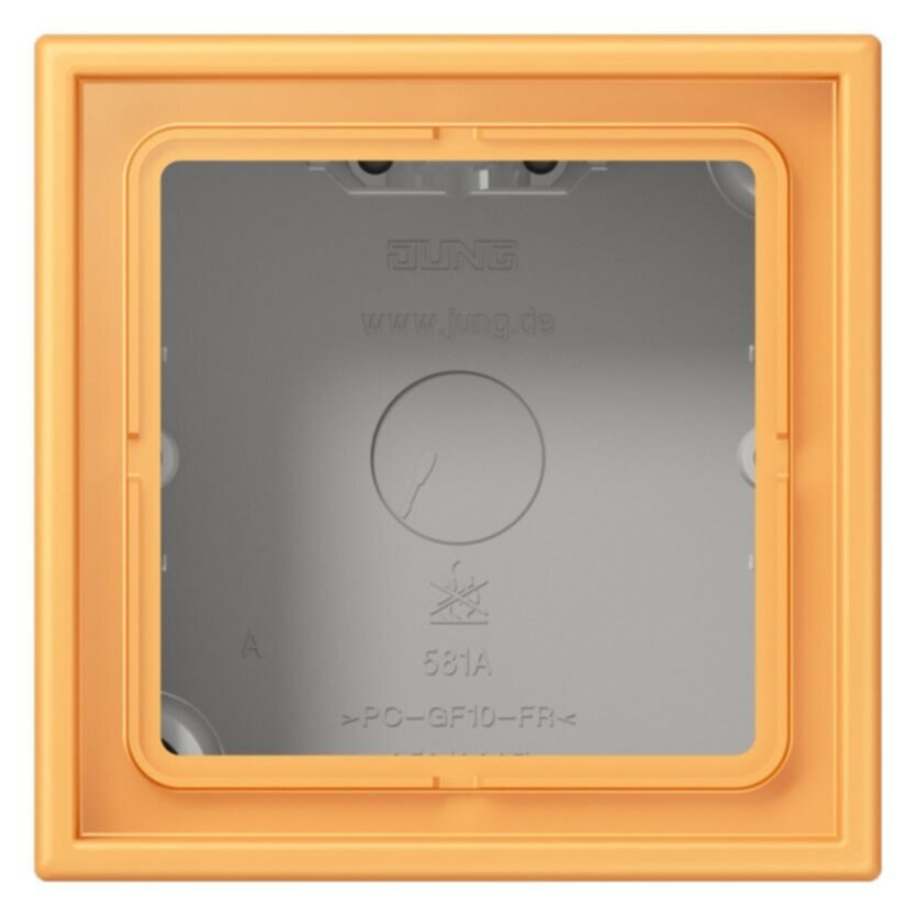 Jung Jung LC 581 A 254 AP-Kappe 1-fach Duroplast lackiert Serie LS ocre jaune clair