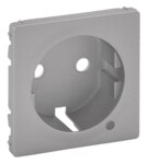 Legrand 754852 Abdeckung Schuko Steckdose LED Valena Life Aluminium