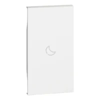 BTicino KW01MH2BED LivingNow 2M Tasten- abdeckung für MyHome mit Symbol Nacht White