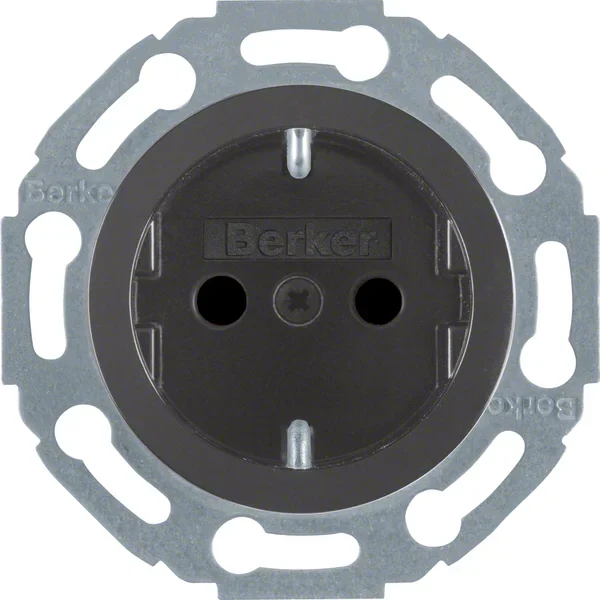 Berker Berker Steckdose schwarz/glänzend 1-fach 475501