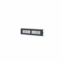 Comelit Group Tastenabdeckung Doppeltaste, schwarz UT9212MB