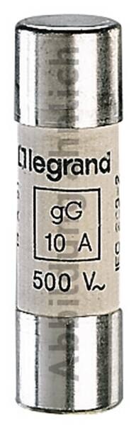 Legrand 014108 Zylindersicherung aM 8A 14x51 träge 500VAC 100kA mit Schlagbolzen