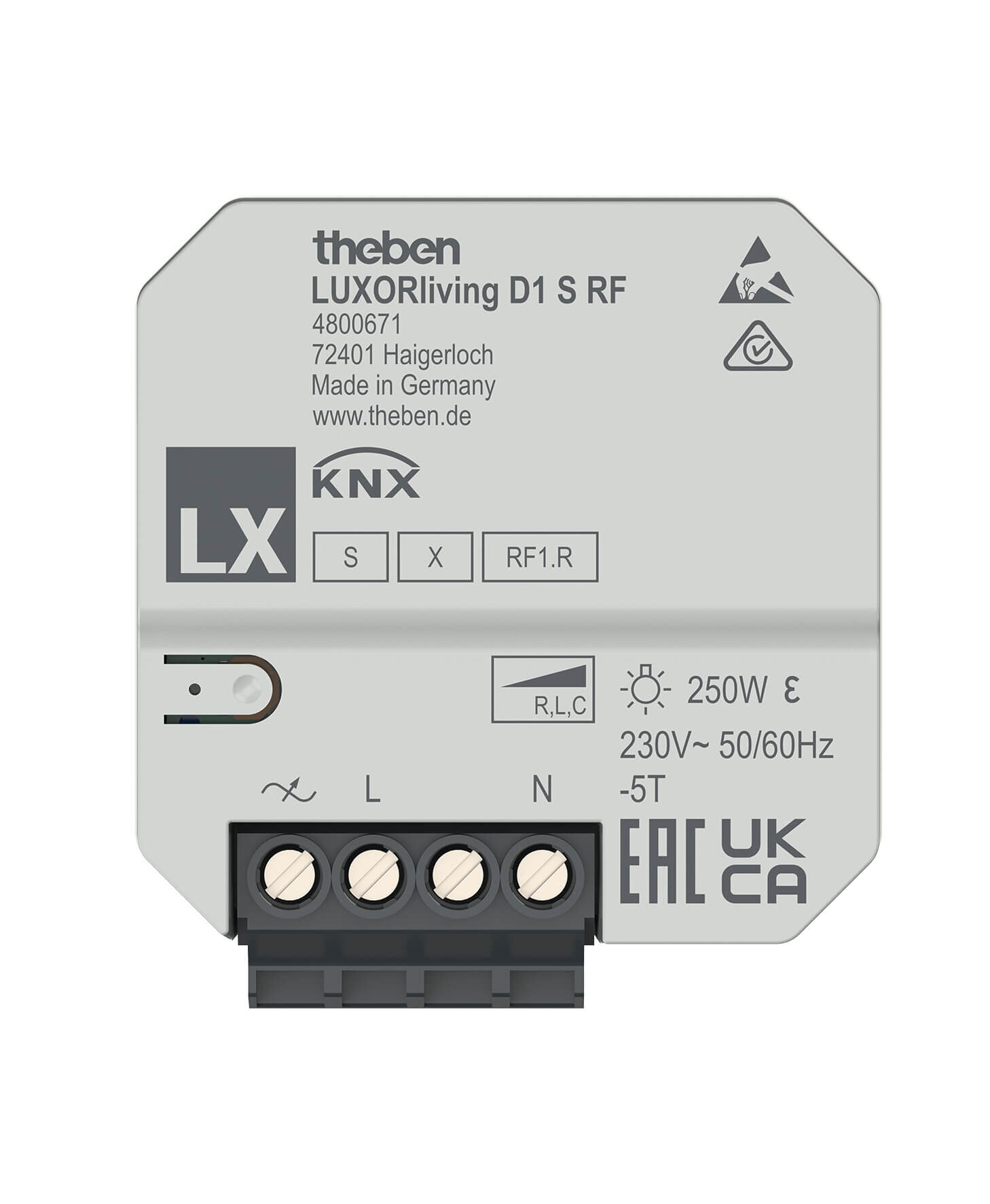 Theben Theben Funk-Dimmaktor 1-fach LUXORliving D1 S RF