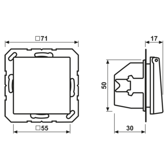 Jung SCHUKO Steckdose 16 A 250 V, mokka A 1521 BFKL MO – Bild 1
