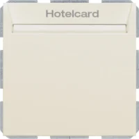 Berker Relais-Schalter Hotelcard weiß glänzend 16408992