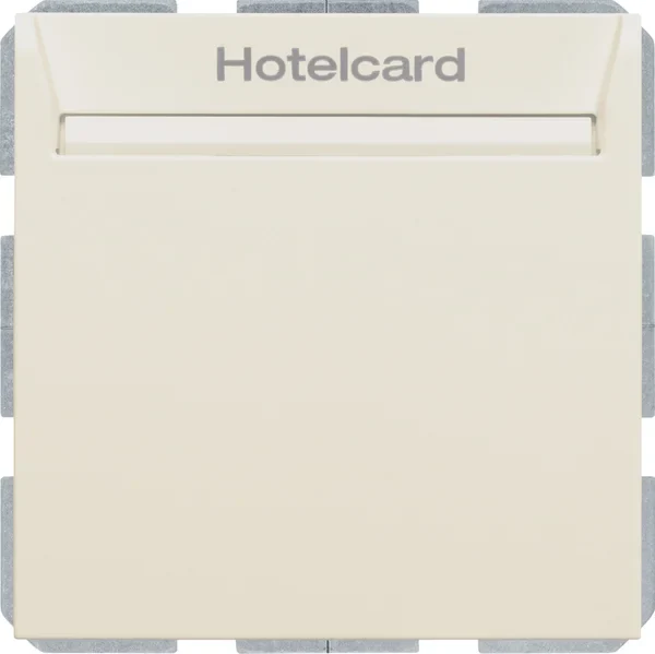 Berker Berker Relais-Schalter Hotelcard weiß glänzend 16408992