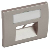Legrand 771458 Abdeckung RJ45 C5 Kategorie6 Beschriftungsträger Galea titanium
