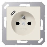 Jung A1520F-18C Steckdose Frz/Belg m.USB Typ C