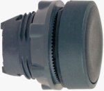 Schneider ZB5AA2 Frontelement rund flach schwarz neutral für Druckt. D22mm ohne Rastung