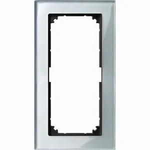 Merten Merten Rahmen Glas 2 fach diam/si ohne Mittelsteg 487860