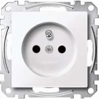 Merten Steckdose aws/gl Schuko.stift BRS MEG2600-0325