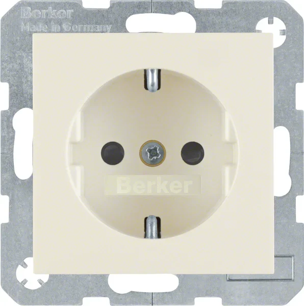 Berker Berker SCHUKO-Steckdose weiß/gl 47238982