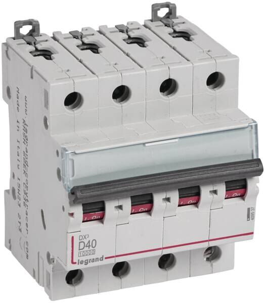 Legrand Legrand 409537 DX3 LS-Schalter D 40A 4-polig 10kA 400VAC 4TE