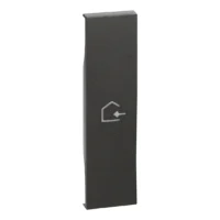 BTicino KG01MHBACK LivingNow 1M Tasten- abd. MyHome+Symb. Nachhause kommen Black