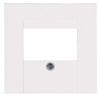 Kopp 373129007 TAE-Abdeckung D mit Schraube HK07 reinweiß