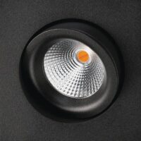 SG LEUCHTEN LED-Einbaustrahler 14W Konverter GYRO 901263 2LEDs schwarz 2000-2800K weiß schwarz