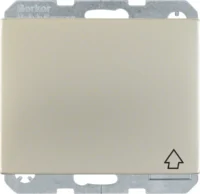 Berker SCHUKO-Steckdose Edelstahl mit Klappdeckel 47517104