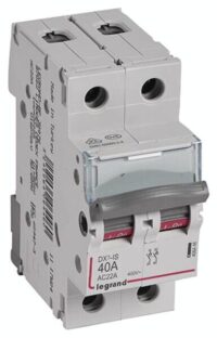 Legrand 406446 DX3 Lasttrennschalter 2-polig 40A 400VAC Kategorie AC-22A