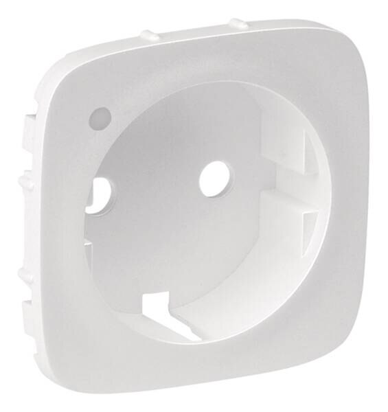Legrand Legrand 754855 Abdeckung Schuko Steckdose LED Valena Allure ultraweiß