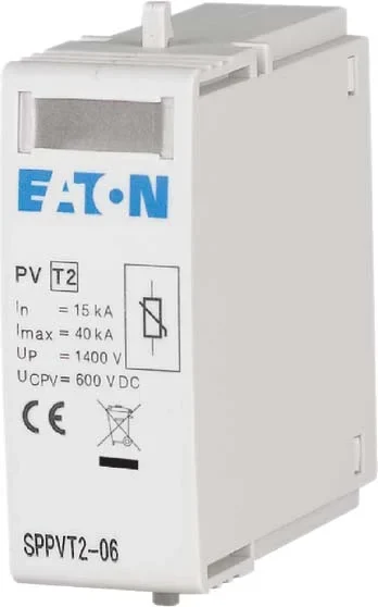 Eaton (Installation) Überspannungsableiter Einsatz, 600V DC, 1-polig SPPVT2-06