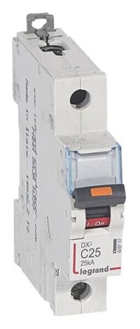 Legrand 409757 DX3 LS-Schalter C 25A 1-polig 25kA 230/400VAC 1TE