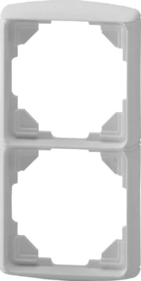Somfy Abdeckrahmen 2-fach inteoweiß 9000850