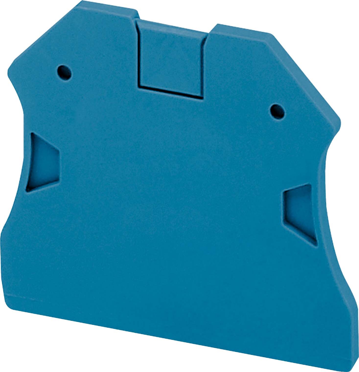 Schneider Schneider NSYTRAC22BL ABSCHLUSSDECKEL, 2 PUNKTE B=2,2MM, Blau