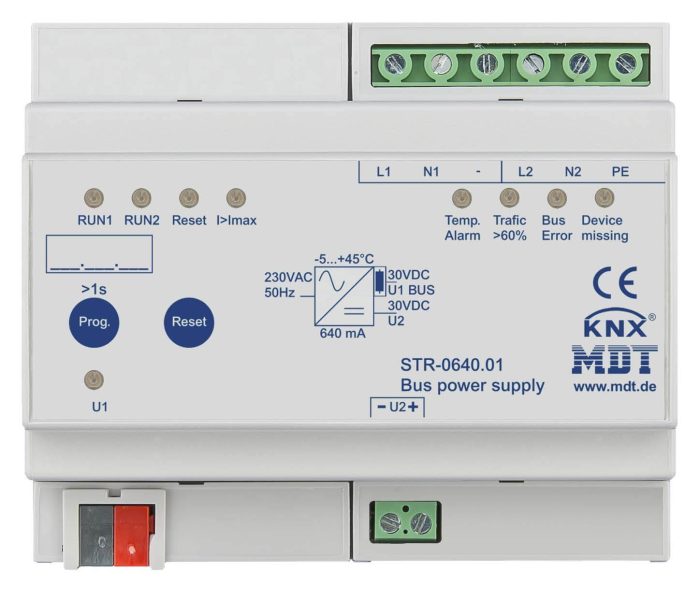 MDT Technologies Busspannungsversorgung STR 6TE, REG, 640mA, STR-0640.01 – Bild 1