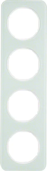 Berker Berker Rahmen Glas/pows 4-fach 10142109