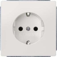 Siemens 5UB1855 DELTA style titanweiß SCHUKO Steckdose 10/16A 250V erhöht Ber.