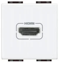 BTicino N4284 Anschlussdose HDMI 2M Weiß