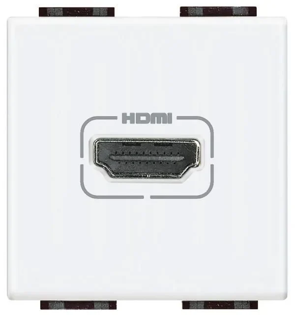 Legrand BTicino N4284 Anschlussdose HDMI 2M Weiß