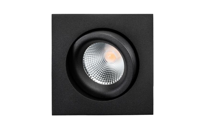 SG Leuchten SG LEUCHTEN LED-Einbaustrahler 8W Konverter JUNISTAR 902606 DALI 1LED schwarz 3000K weiß