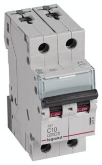 Legrand 403526 TX3 LS-Schalter C 10A 2-polig 6kA 400VAC 2TE