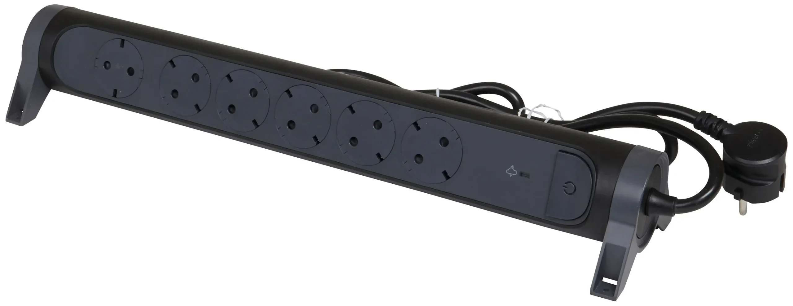 Legrand Legrand 694513 Drehbare Steckdosenleiste 6xSDO SPD 1,5m Kabel schwarz