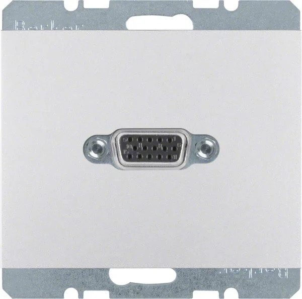 Berker Berker VGA Steckdose aluminium mit Schraubliftklemmen 3315417003