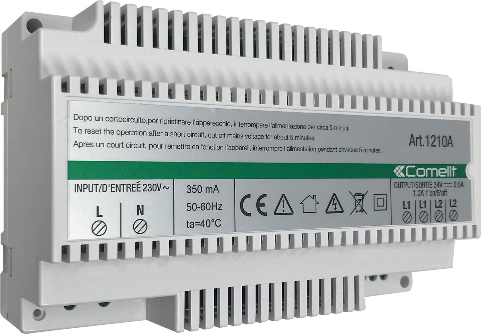 Comelit Comelit Group Netzgerät 2-Draht-System 1 Steiger, SB2 1210A