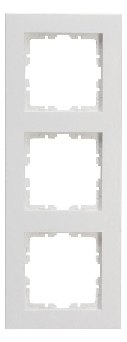 Kopp Kopp 407032002 HK07 PURE-Abdeckrahmen 3-fach Farbe:arktisweiß matt