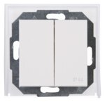 Kopp 699529084 ATHENIS IP44-Serienschalter mit Federplatte